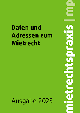 Broschüre Daten und Adressen zum Mietrecht