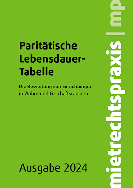 Broschüre Paritätische Lebensdauertabelle